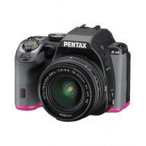 Pentax K-S2 DSLR Camera Black/Pink With 18-50mm Lens