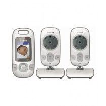 VTech Baby Video Monitor With 2-Cameras White/Silver (VM312-2)