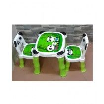 Easy Shop Panda Plastic Fiber Table Chair For Kids