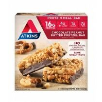 Atkins Chocolate Peanut Butter Pretzel 5 Bars