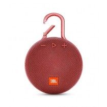 JBL Clip 3 Waterproof Portable Bluetooth Speaker Midnight Red