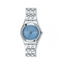Swatch Follow Ways Light Blue Women's Watch Silver (YLS439G)