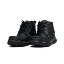 Attari Winter Digger Shoes for Men - Black (AC-0195)