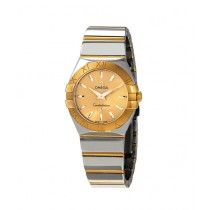 Omega Constellation Champagne Women's Watch Two-Tone (123.20.27.60.08.002)