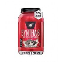 BSN Syntha 6 Whey Protein Powder Milk Protein Cookies & Cream 2.91Lbs