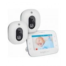 Angelcare Baby Video Monitor With 2 Cameras White (A0310-NA1-A1021)