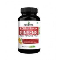 Nutrazee Korean Red Panax Ginseng 500mg - 90 Capsules