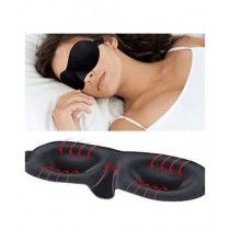 Customized Solutions 3D Sleeping Eye Mask Black