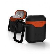 UAG V2 Black/Orange Hard Case For Apple Airpods