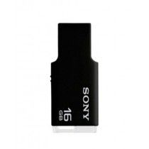 Sony 16GB Tiny Microvault Flash Drive Black (USM-16)