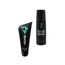 AXE Apollo Body Spray & Anti Dandruff Hair Styling Gel Pack Of 2