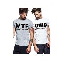Packs Printed T-Shirt For Men Multicolor Pack Of 2 (DF-00649-MF)