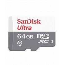 SanDisk 64GB Ultra MicroSDXC Memory Card With Adapter