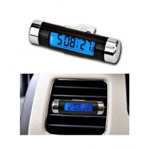 Wish Hub Digital Car Air Vent Thermometer & Clock