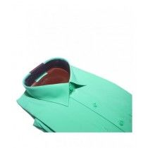 Smart Collection Casual Long Sleeves Dress Shirts For Men's Parrot Green (FWSPG001)