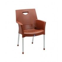 Boss Mega Jhony Pure Plastic Chair with Steel Legs (BP-317-CHC)