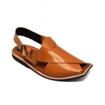 Opal Shoes Leather Peshawari Chappal For Men (G2331)