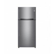 LG Smart Inverter Freezer-On-Top Refrigerator 21 Cu Ft Platinum Silver (GR-H842HLHL)