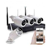 Link Corporation Cloud 4CH Wifi IP Camera System With NVR Kit