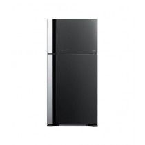 Hitachi Big 2 Inverter Freezer-on-Top Refrigerator 19 Cu Ft Glass Gray (R-VG690P7MS)