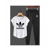 Jafri's Store Adidas Printed Track Suit For Men White (0400)
