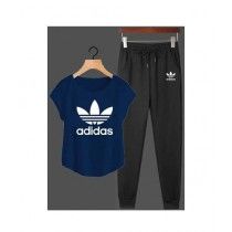 Jafri's Store Adidas Printed Track Suit For Men Blue (0390)