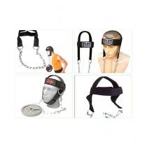 Sportstime Weight Lifiting Head Harness - Black