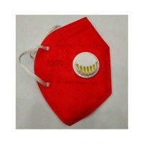 Healthcare Online Colorful KN95 Face Mask With Filter Red