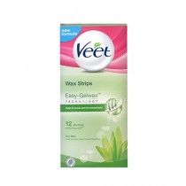 Veet Easy Gel Wax Strips For Dry Skin 12 Pcs