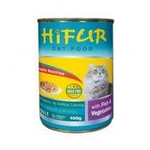 Hifur Canned Cat Food Fish & Vegetables Flavor 400g