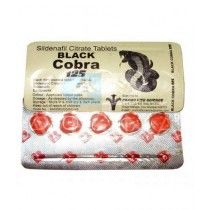 SD Brand Black Cobra Sildenafil Citrate Tablets 125mg