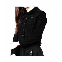 HB Industries Denim Jacket For Women Black (0009)
