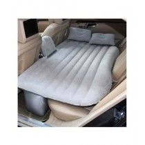 Muzamil Store Universal Car Air Mattress Travel Bed Inflatable - Gray