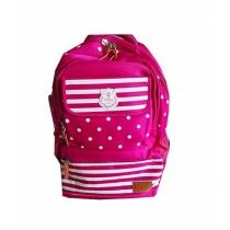 M Toys Polka Dot School Bag For Kids Pink (0916)