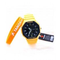 B2C Solution Tanox Digital Men's Watch Yellow (0137)