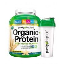 Purely Inspired Organic Protein Powder French Vanilla 4lb + Shaker Bottle