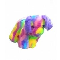 ZT Fashions Stuffed Rainbow Dog Toy