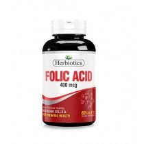 Herbiotics Folic Acid Dietary Supplement - 60 Tablets
