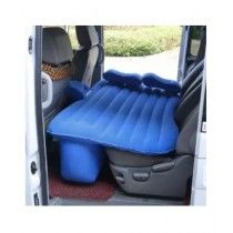 Muzamil Store Universal Car Air Mattress Travel Bed Inflatable - Blue