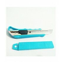 Brand Mall Paper Cutter Knife With 10 Extra Blades Blue