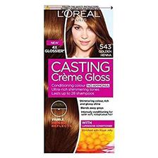 L'Oreal Casting Creme Gloss Hair Colour - 543 Golden Henna - 1092