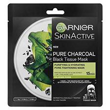 Garnier Pure Charcoal Black Algae Tissue Mask, Pore Tightening - 457 - 6970175254918