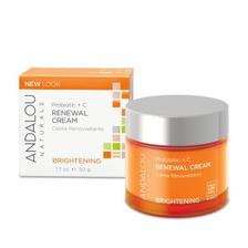 Andalou Naturals (Brightening) Probiotic + C Renewal Cream - 50g