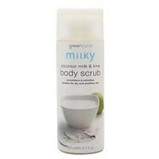 Greenland Bodycare Milky Body Scrub Coconut Milk - Lime - 200Ml - MY0032