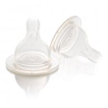 Pur Wide Neck Silicone Teats 2 Pack
