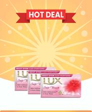 Lux Soap Soft Touch 145 G   3 Packs 