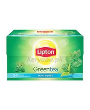 Unilever Lipton GREEN TEA bags Mint Burst 25 Packs  