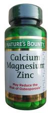 Nature's Bounty Calcium Magnesium Zinc 100 Coated Caplets