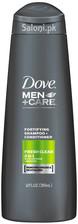 Dove Men + Care Fresh Clean 2 In 1 Fortifying Shampoo + Conditioner 355 ML