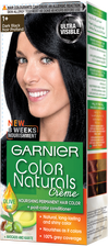Garnier Color Naturals Hair Color Creme Ultra Dark Black 1+